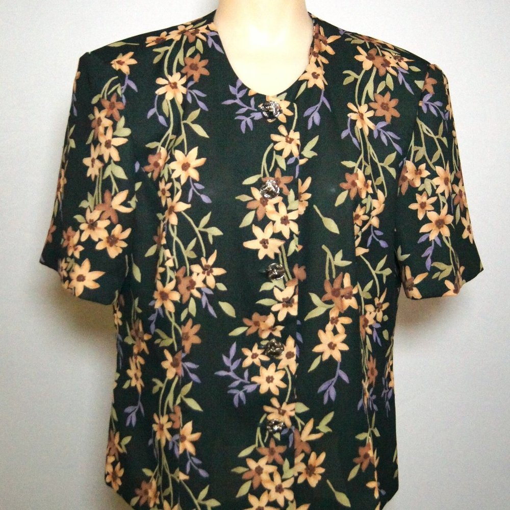 Leslie Fay dress suit, top and skirt